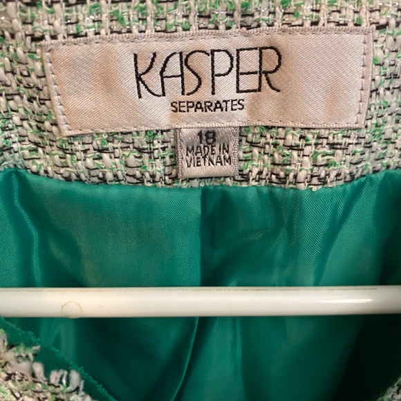 Kasper Jacket - Business Casual, Office, Tweed - Picture 2 of 3